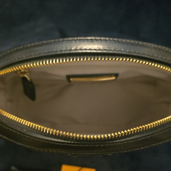 Valentino By Mario Valentino Black and Gold Crossbody Bag - Picture 3 of 7